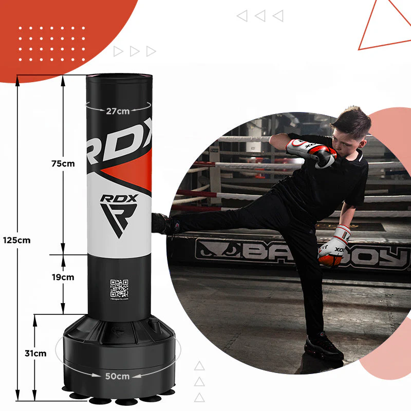 RDX R8 4piedi 2-In-1 Sacco da boxe per bambini con guanti per l'allenamento e il set di allenamento - Image 11