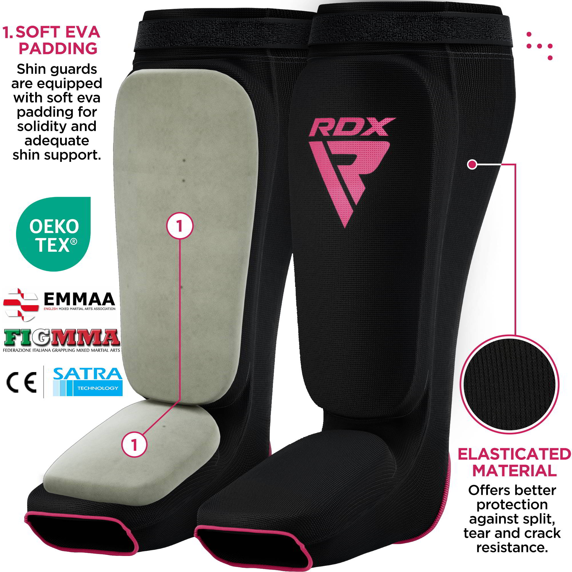 RDX SIB SMMA Stinco Guardie Del Collo Del Piede OEKO-TEX® Standard 100 certified - Image 21