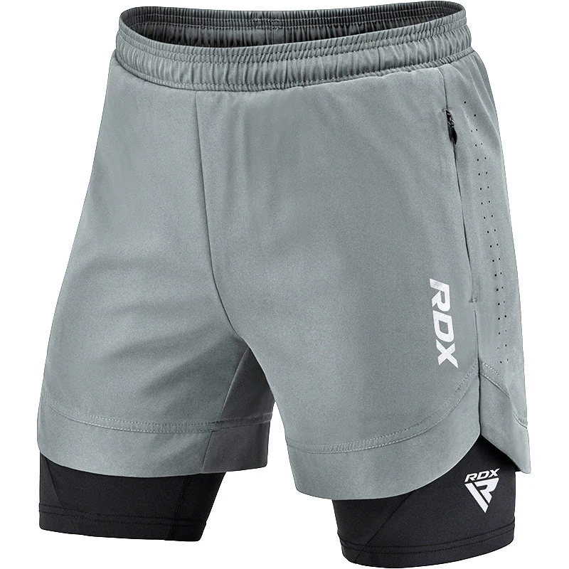 T16 Pantaloncini da MMA a compressione 2 in 1  - Image 13