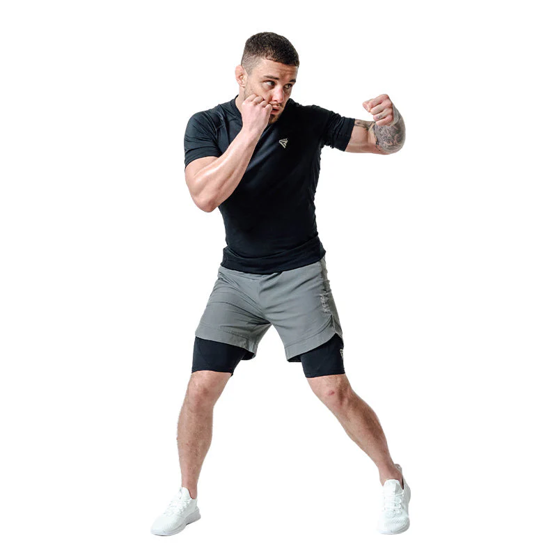 T16 Pantaloncini da MMA a compressione 2 in 1  - Image 14