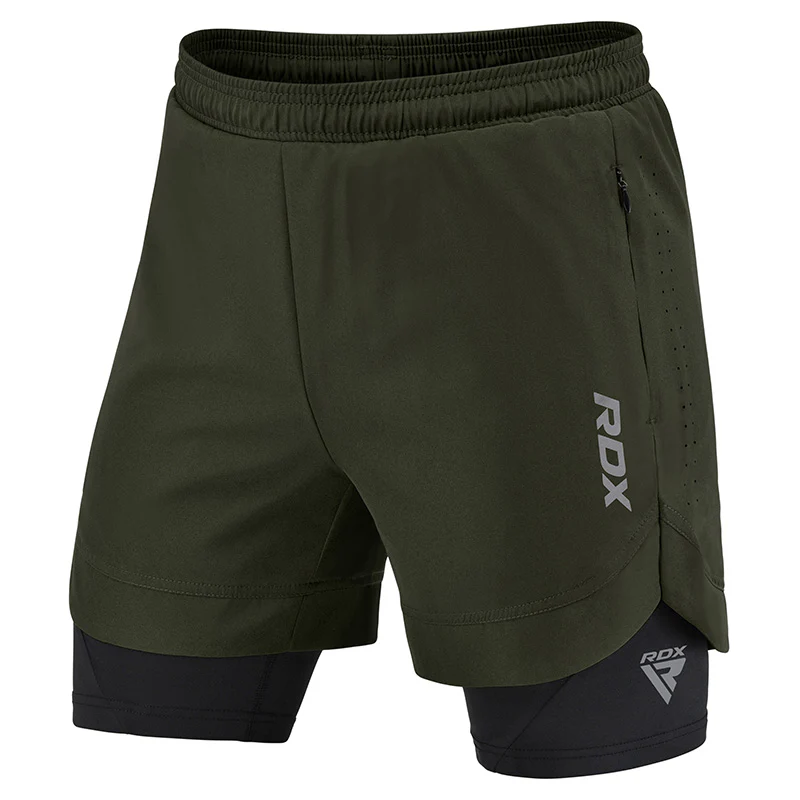 T16 Pantaloncini da MMA a compressione 2 in 1  - Image 25