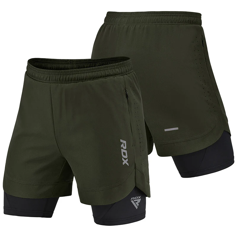 T16 Pantaloncini da MMA a compressione 2 in 1  - Image 28