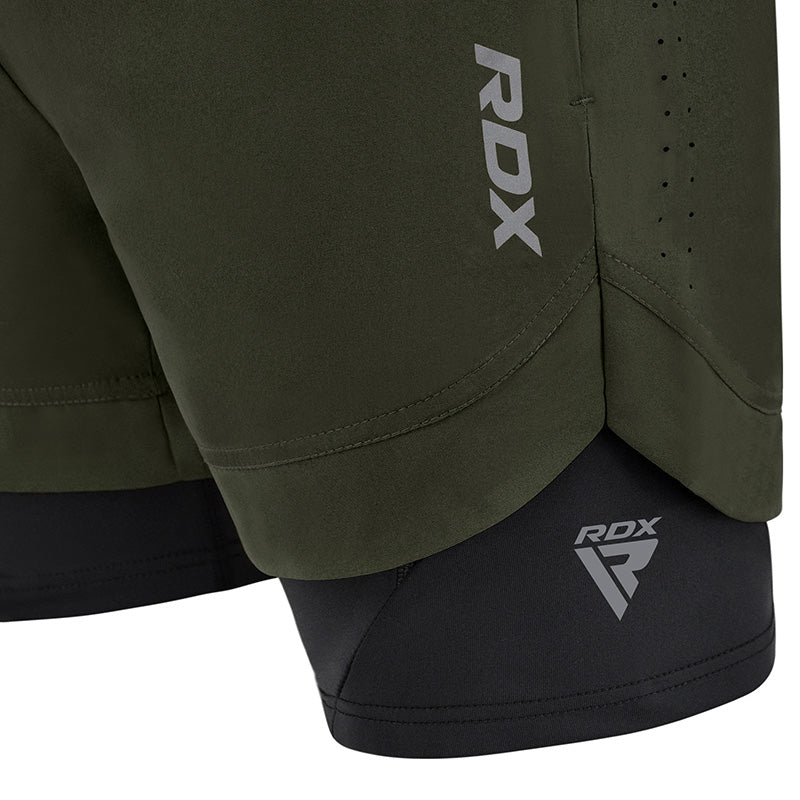 T16 Pantaloncini da MMA a compressione 2 in 1  - Image 31